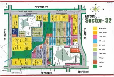yamuna expressway authority plots for sale in sector 18
