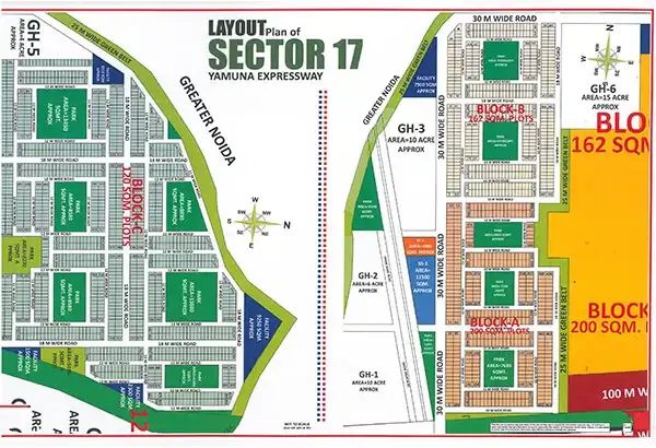 yamuna expressway authority plots for sale in sector 18